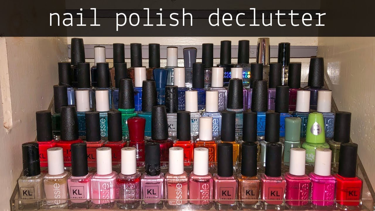 HUGE NAIL POLISH DECLUTTER