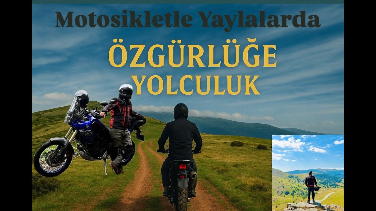 Motosikletle Yaylalarda Özgürlüğe Yolculuk (Hero Xpulse, Djı Mini 2 Dron)