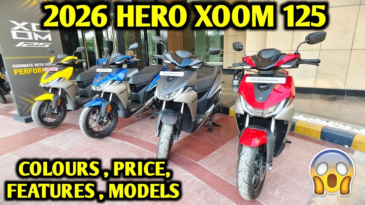 2026 Hero Xoom 125 Feature loaded Scooter with Amazing Colours, Price , Variants 🔥 | JD Vlogs Delhi