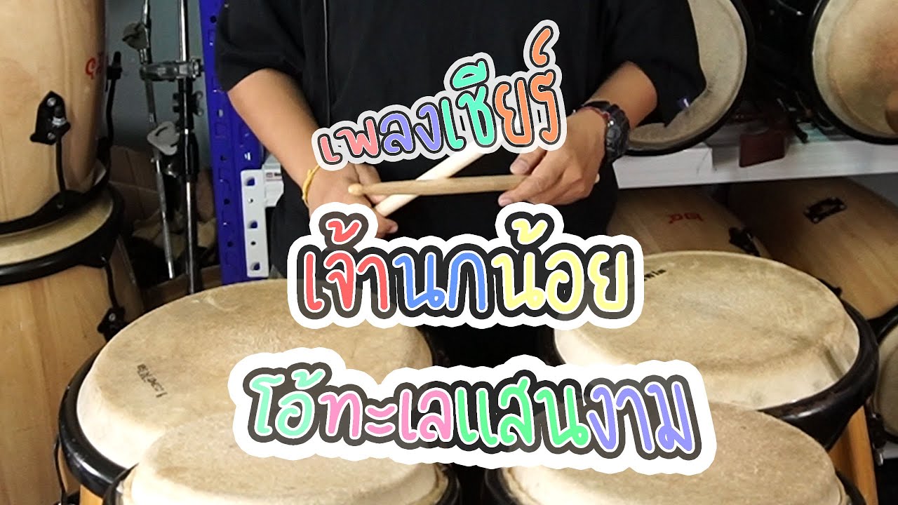 เพลงเชียร์กีฬาสี เจ้านกน้อย +โอ้ทะเลแสนงาม #ตีกลองทอม #เพลงเชียร์กีฬาสี
