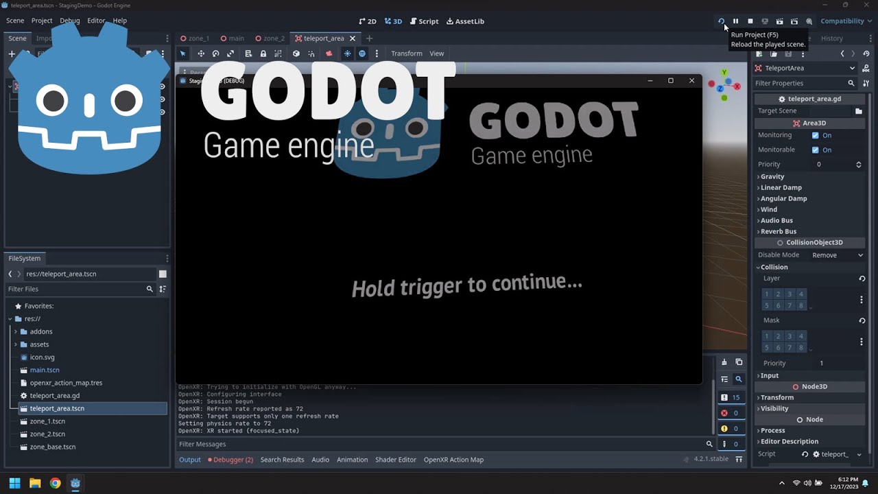 Godot VR Staging