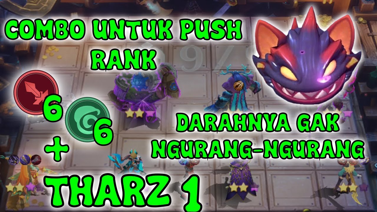 COMBO MUDAH BUAT PUSH RANK AWAL SEASON MENGGUNAKAN THARZ 1!! COMBO MAGIC CHESS TERKUAT 2024!!