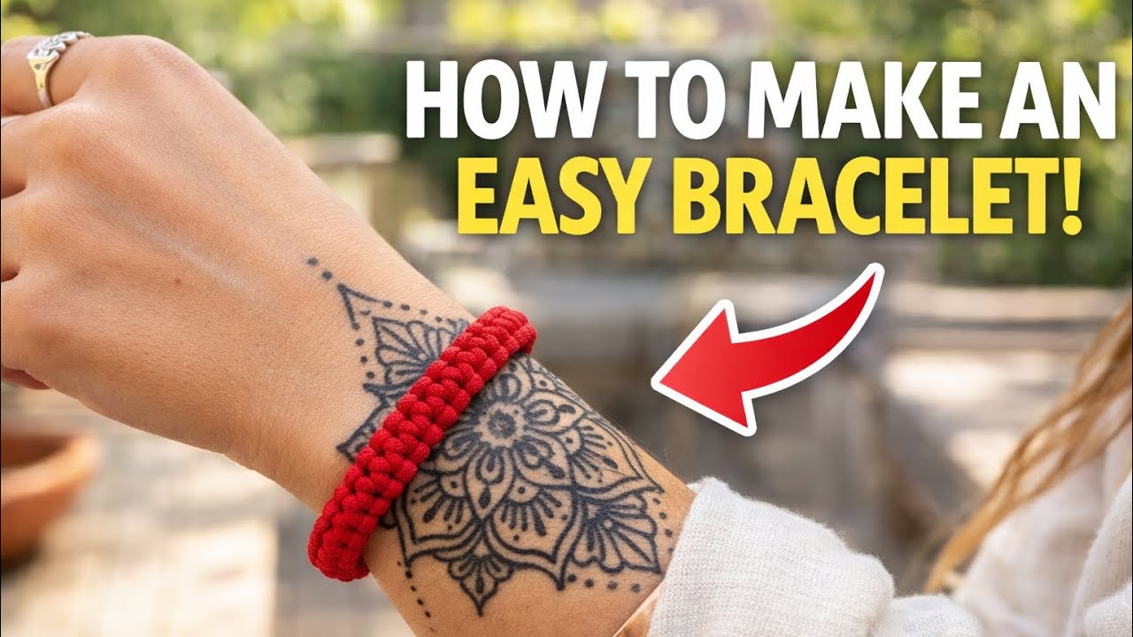 Easy Bracelet You Can Make & Sell in Minutes #diy #bracelet #howto #video #craft #crafting 