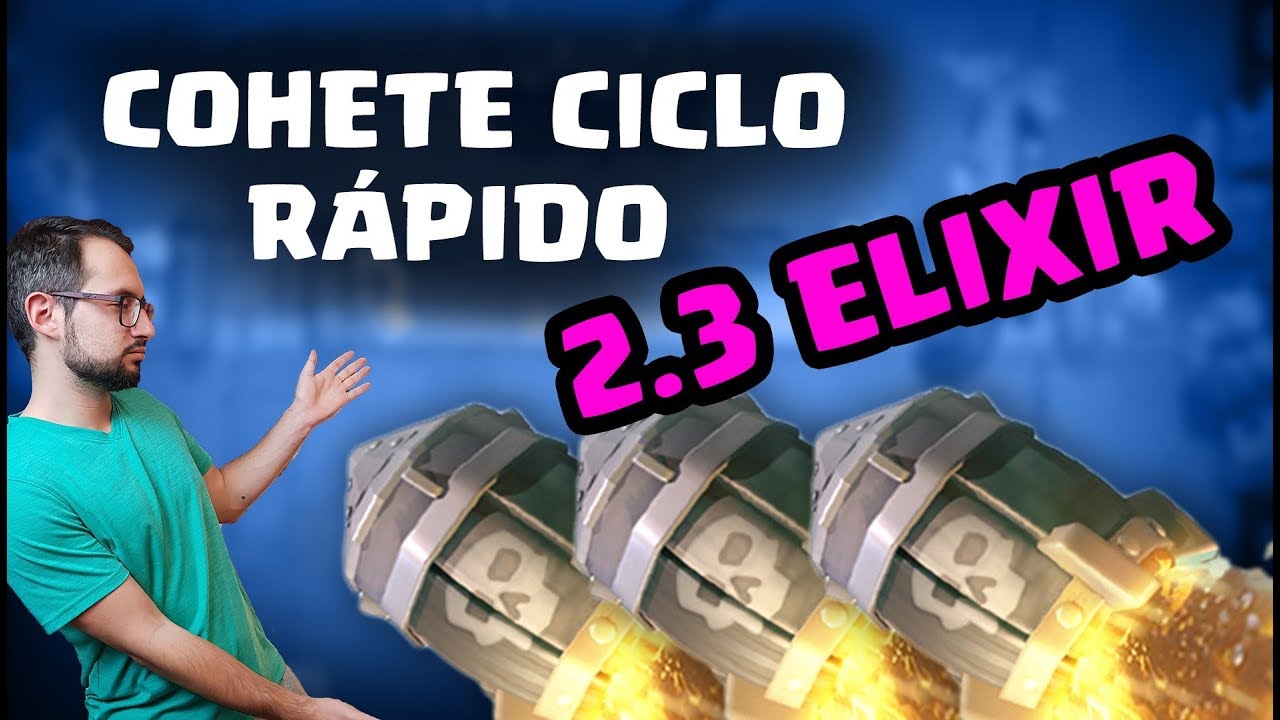 &iexcl;GANO CON COHETE CICLO R&Aacute;PIDO! 2.3 ELIXIR | Malcaide Clash Royale