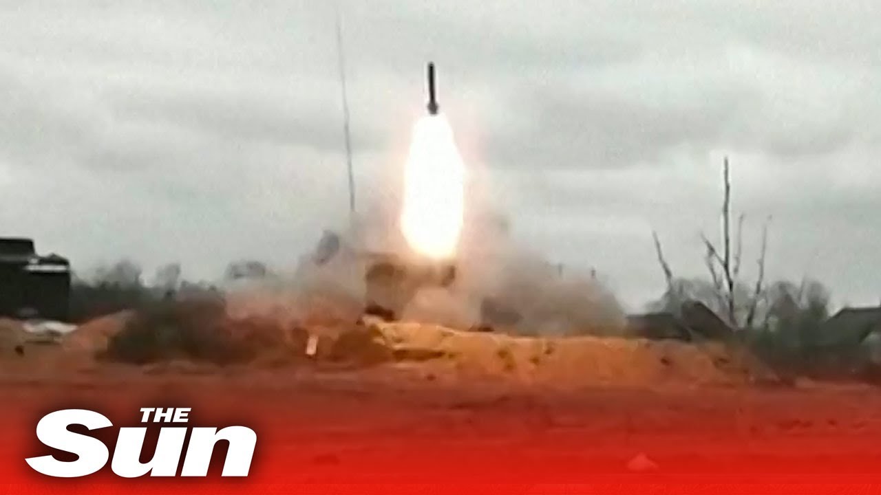 Russian missile 'destroys ammunition depot' in northern Ukraine