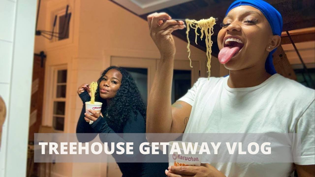 Truth about where we been | Relaxing Treehouse Getaway in GA! | Buffins are BACK!