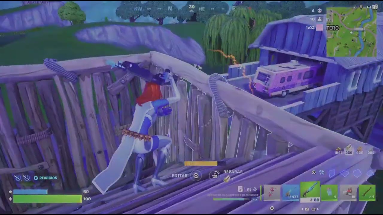 Jugando modo de recarga en fornite , nos llevamos la victoria 
