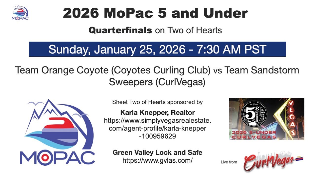 2026 MoPac 5 and Under: Quarter Finals on Two of Hearts - Orange Coyote vs. Sandstorm Sweepers