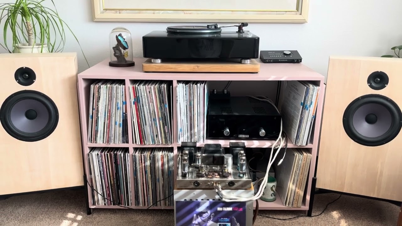 Lenco DIY Idlerwheel Turntable Project w/ DIY Devore Speakers and Dynaco ST-70