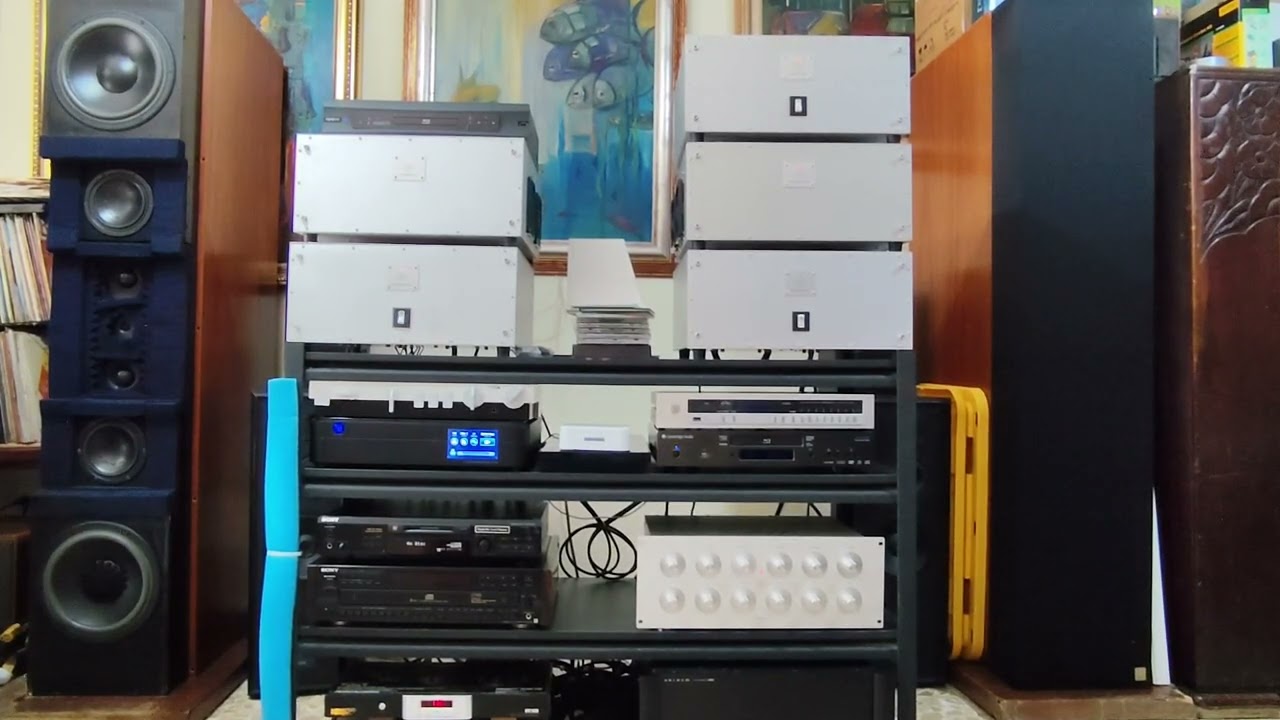 Duntech Sovereign Speakers + Cello Audio Amp+Preamp en casa Rafael Albert