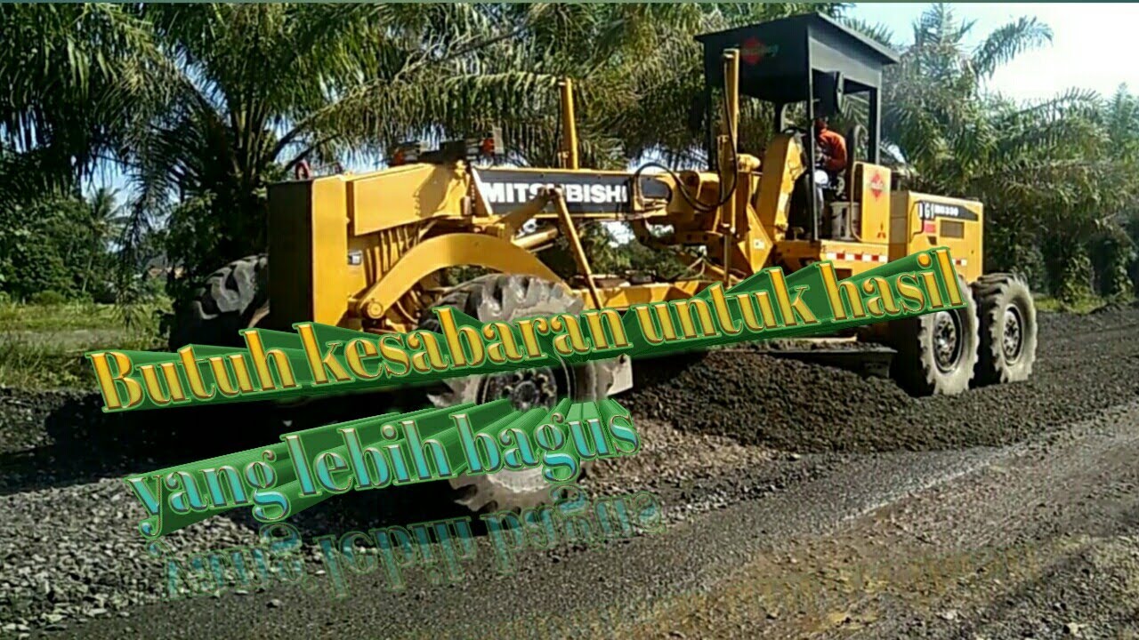 motor Grader MITSUBISHI hampar base