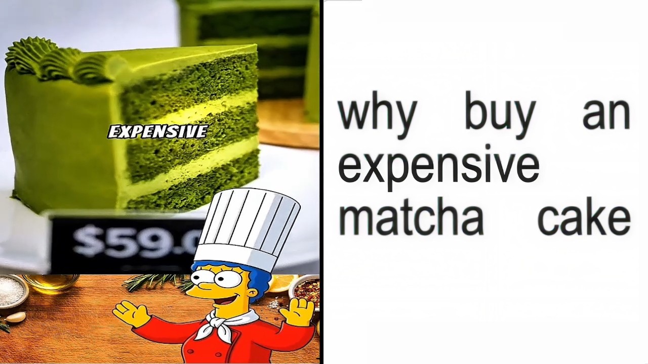 Why Buy an Expensive Matcha Cake Meme Full Song Lyrics