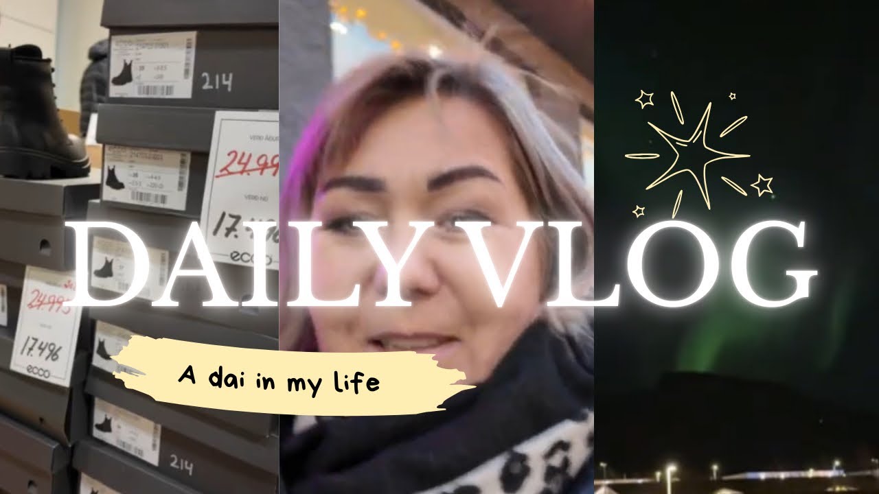 ❤️DAILY VLOG: WYPRZEDAŻE W SKLEPACH/PYSZNE JEDZENIE/ZORZA POLARNA/HAUL ZAKUPOWY