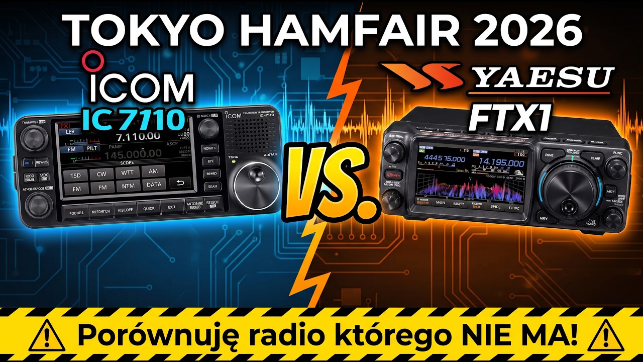 NOWY ICOM IC-7110 all mode, all band  czy jednak FTx-1 Optima? Icom X-026 revealed.