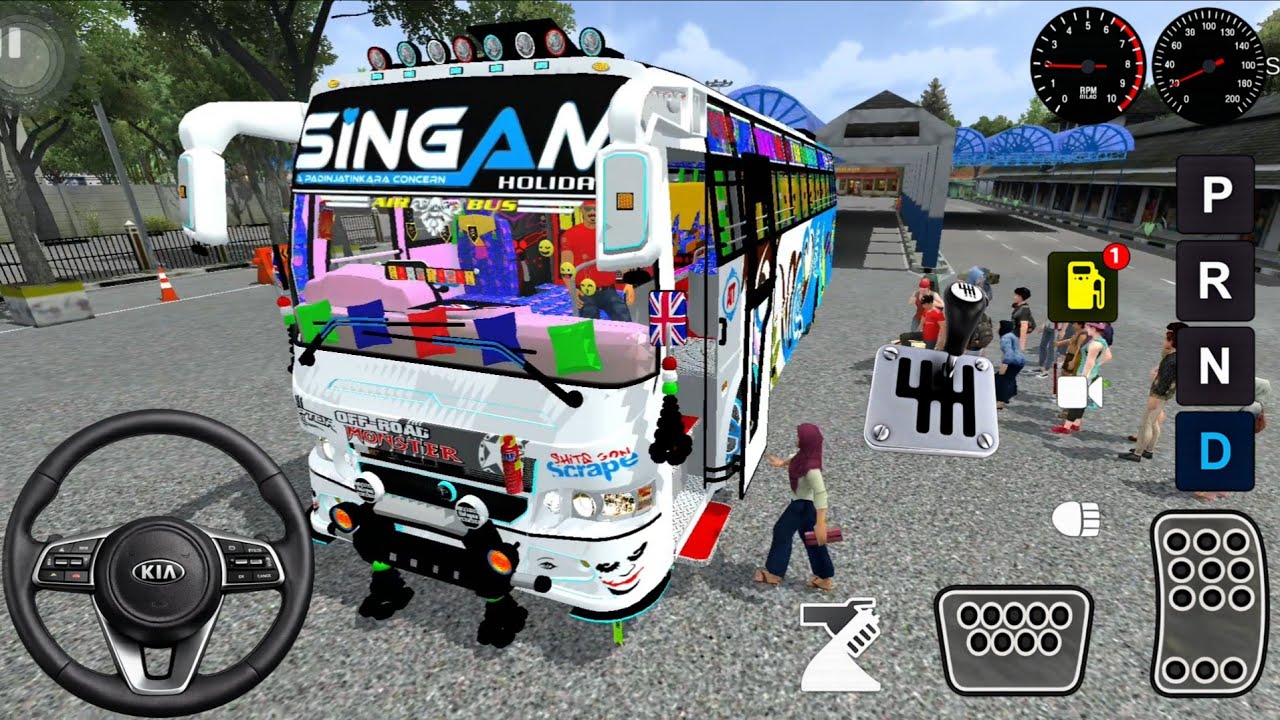 💥Bus Simulator Best Commonclub Full Lighting New Solo Mod Map Offroad Gameplay Video