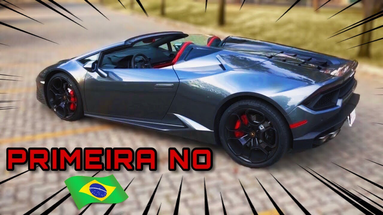 ANDEI NA PRIMEIRA LAMBORGHINI HURACAN CONVERSIVEL COM TRAÇÃO TRASEIRA DO BRASIL