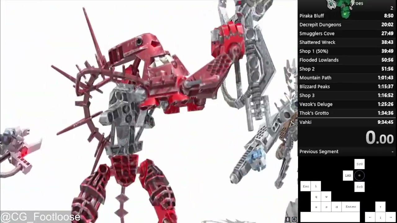 [100% PC/360] (7:50:47.75) Why? WR Bionicle Heroes 100% Run