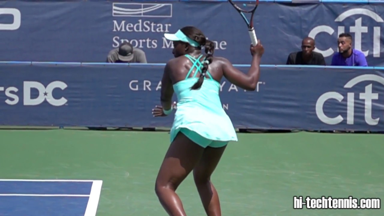 Sloane Stephens Forehand Backhand Super Slow Motion