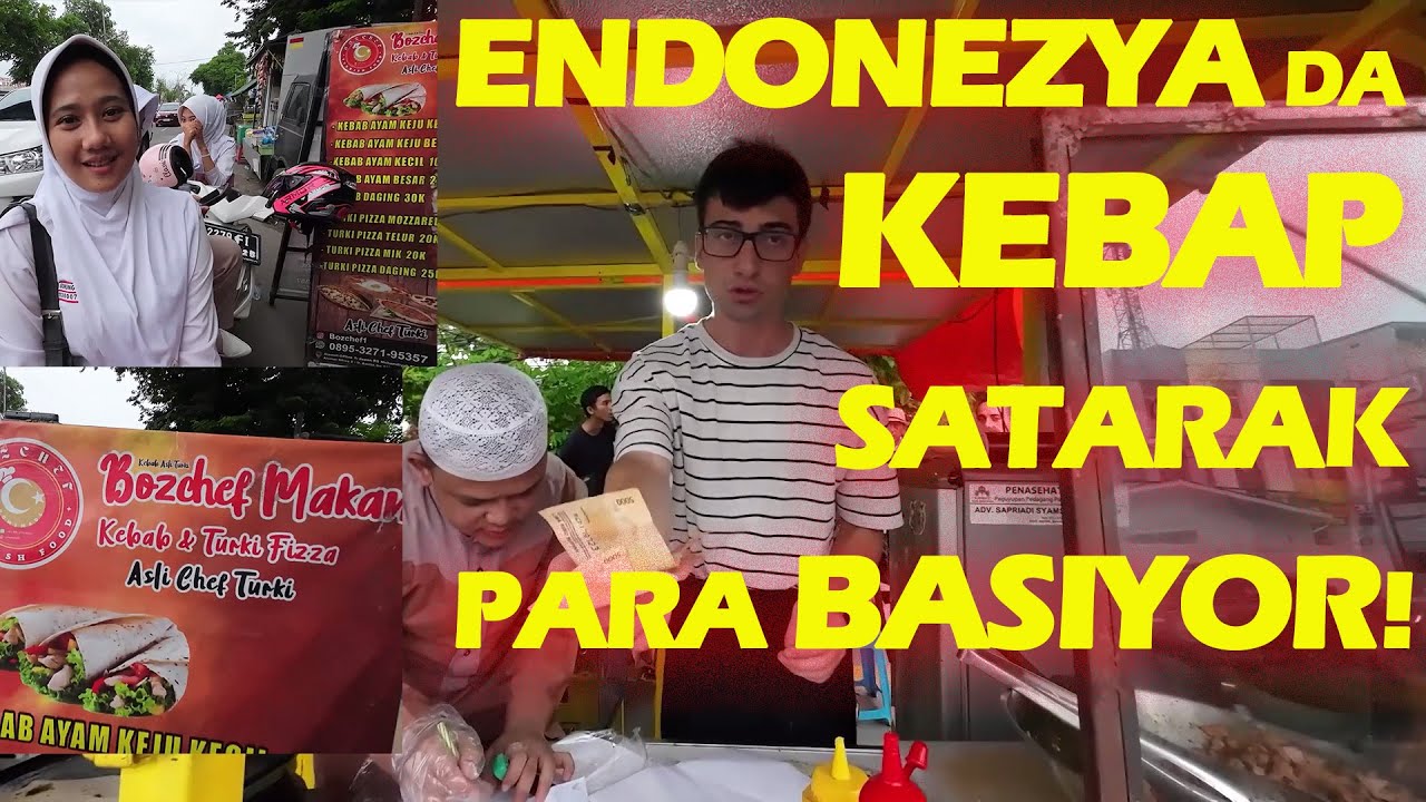 ENDONEZYA DA KEBAP SATARAK PARA BASIYOR!-ENDONEZYA DA BU GİBİ SOKAK YEMEKLERİ NEDEN RAĞBET GÖRÜYOR!