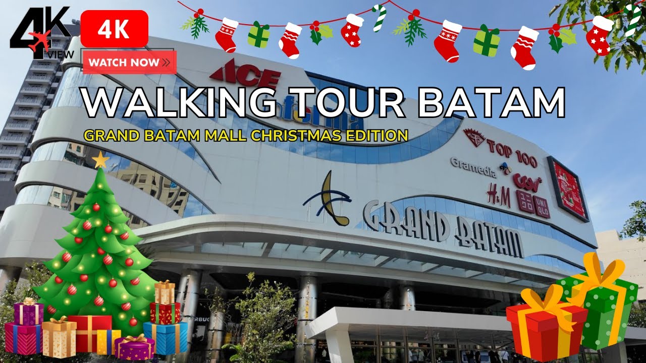 GRAND BATAM MALL EDISI NATAL !! JALAN KAKI DARI BATAM CITY MALL ( BCS ) LANGSUNG KE GRAND BATAM MALL