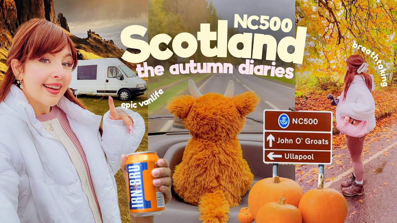 🚐 We went on the most EPIC Road Trip in Scotland during Autumn 🍂 North Coast 500 Part One Scotland