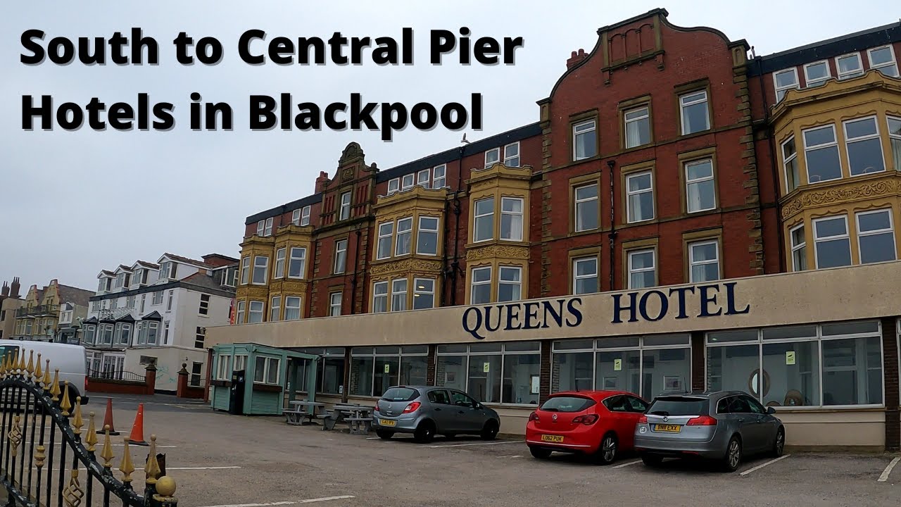 Blackpool  Hotels & B&B'S South to Central Pier Promenade