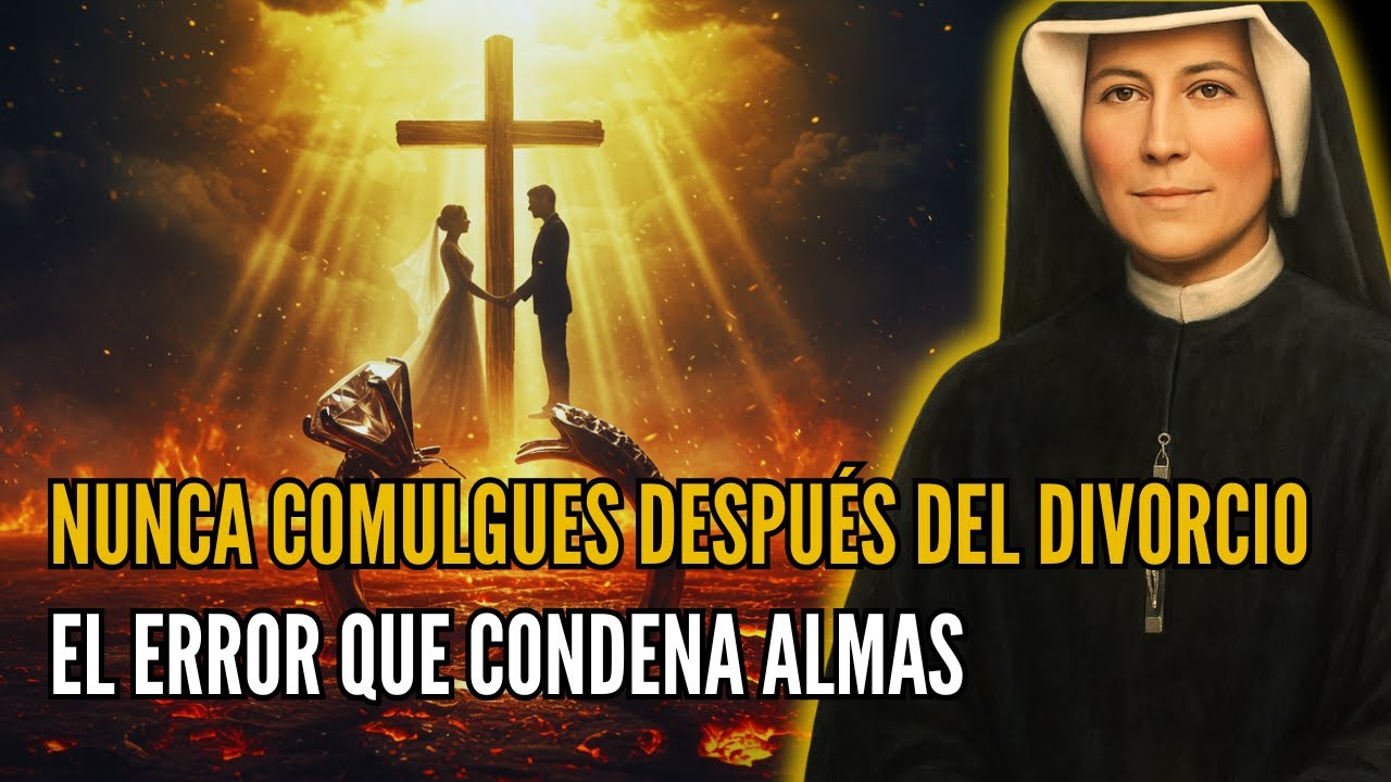 NUNCA COMULGUES TRAS UN DIVORCIO: Santa Faustina tuvo una visión terrible del juicio de estas almas