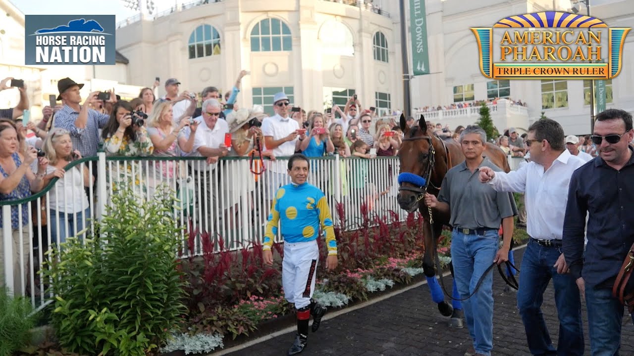 American Pharoah - Triple Crown Celebration at Churchill Downs