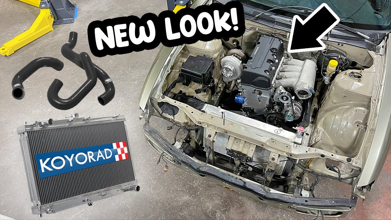 Honda K series swap 240SX ПОЛНАЯ СИСТЕМА ОХЛАЖДЕНИЯ!