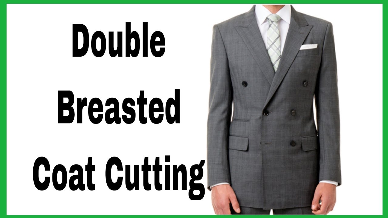 Double breasted coat cutting | double breas coat katne ka tarika | how to cut double breasted coat |