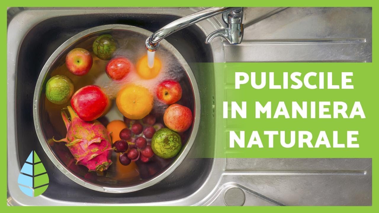 Come DISINFETTARE FRUTTA e VERDURA naturalmente💧🍎🥬
