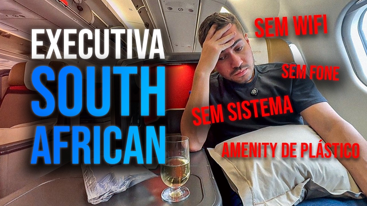 Como cobram R$10.000 em um voo desse? South African/ Hifly de Guarulhos para Joanesburgo