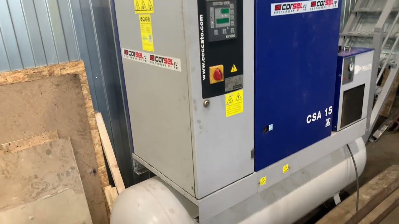 Краткий смотр винтового компрессора Ceccato ARIA COMPRESSA CSA