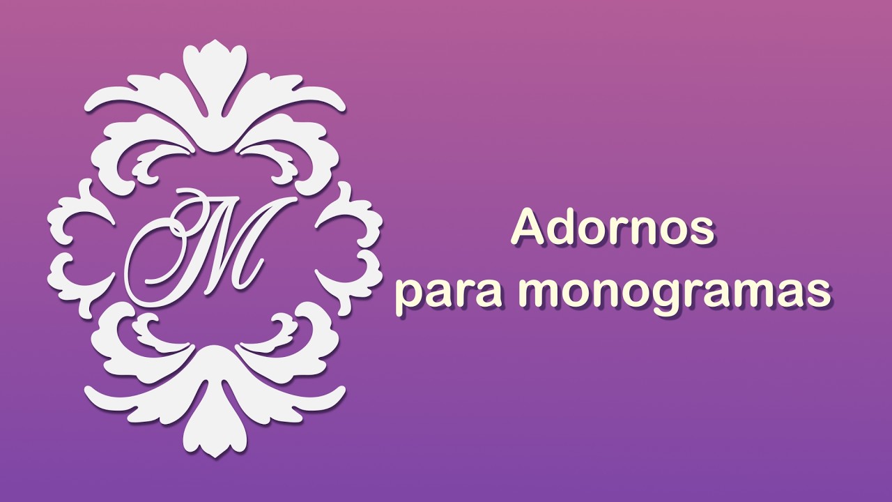 Cómo hacer un monograma con arabescos de complejidad media en Inkscape #monograma #arabescos