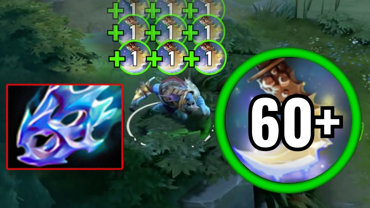 Insane 58Kills Slark +62 Stacks Essence Shift Insane Burst Damage Max Attack Speed Dota 2