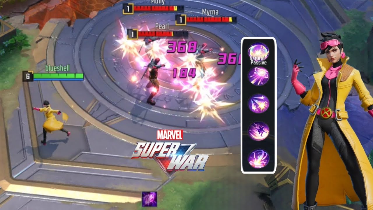 Hero Ability Showcase : Jubilee | Marvel Super War