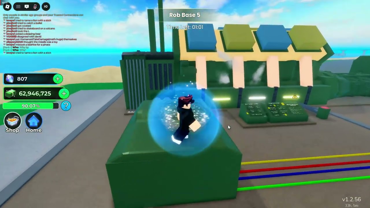 How a diesel generator explodes (Roblox Nuke Tycoon Nuclear)