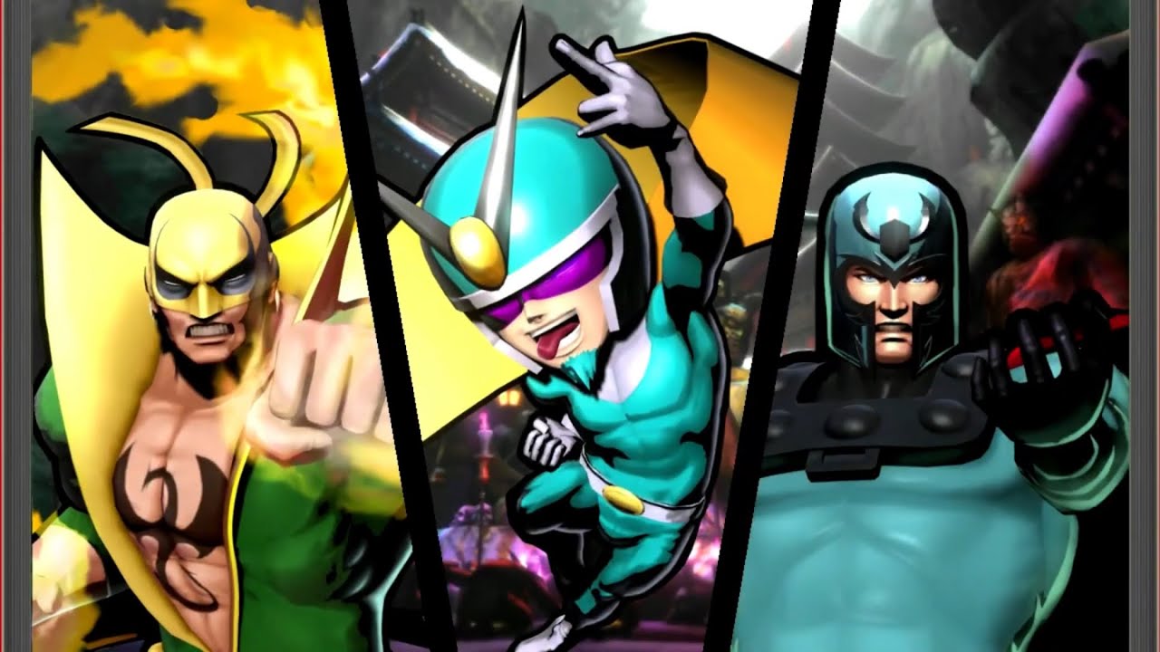 Полное прохождение аркадной версии Marvel vs Capcom 3: Viewtiful Joe, Iron Fist и Magneto.