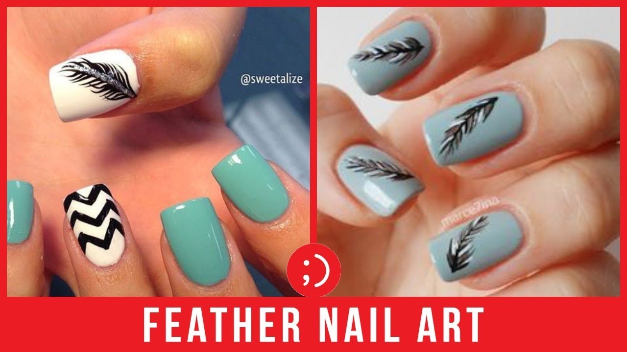 Feather Nail Art Compilation | DIY Nail Designs 2019
