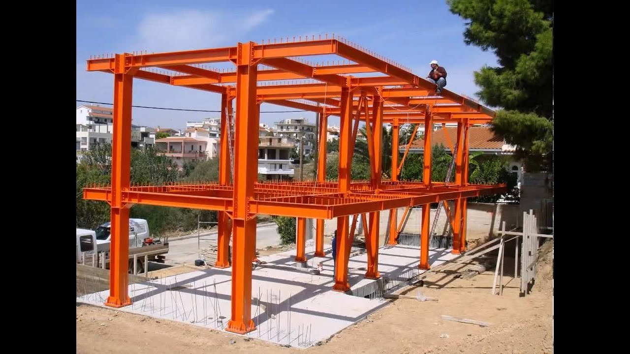 Restaurant Steel Building#construction #industrial #restaurant #home #civilengineering #home