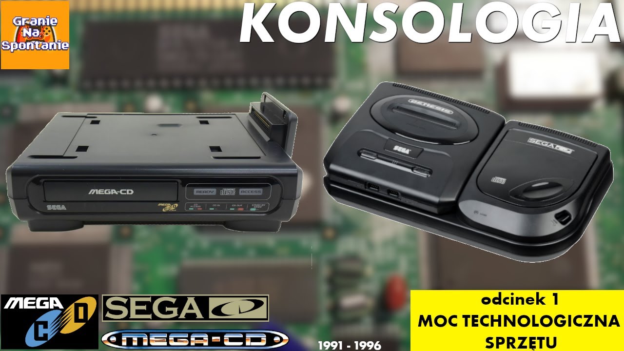 Konsologia - SEGA Mega-CD (1991-1996) - Specyfikacja techniczna przystawki