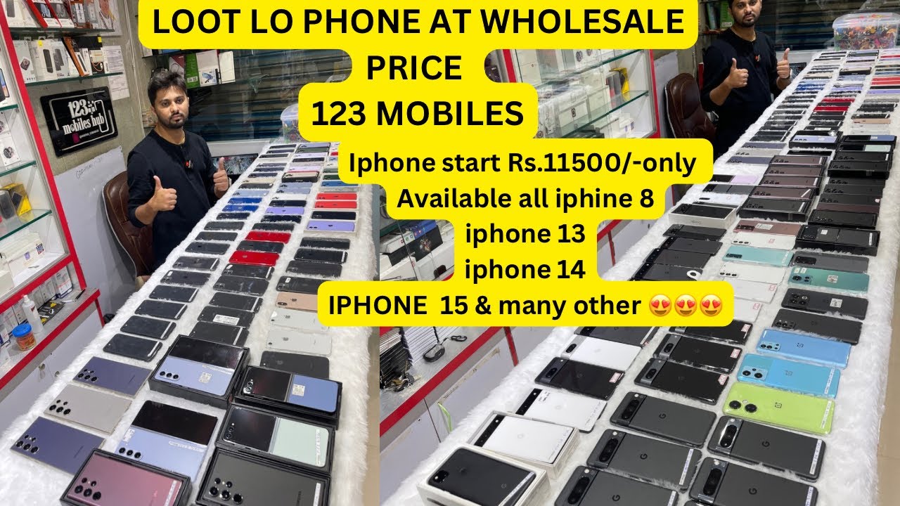 Iphone & android phone in Hyderabad || iphone only Rs.11500/- iphone 13 , 14 , 15 & many more #shop