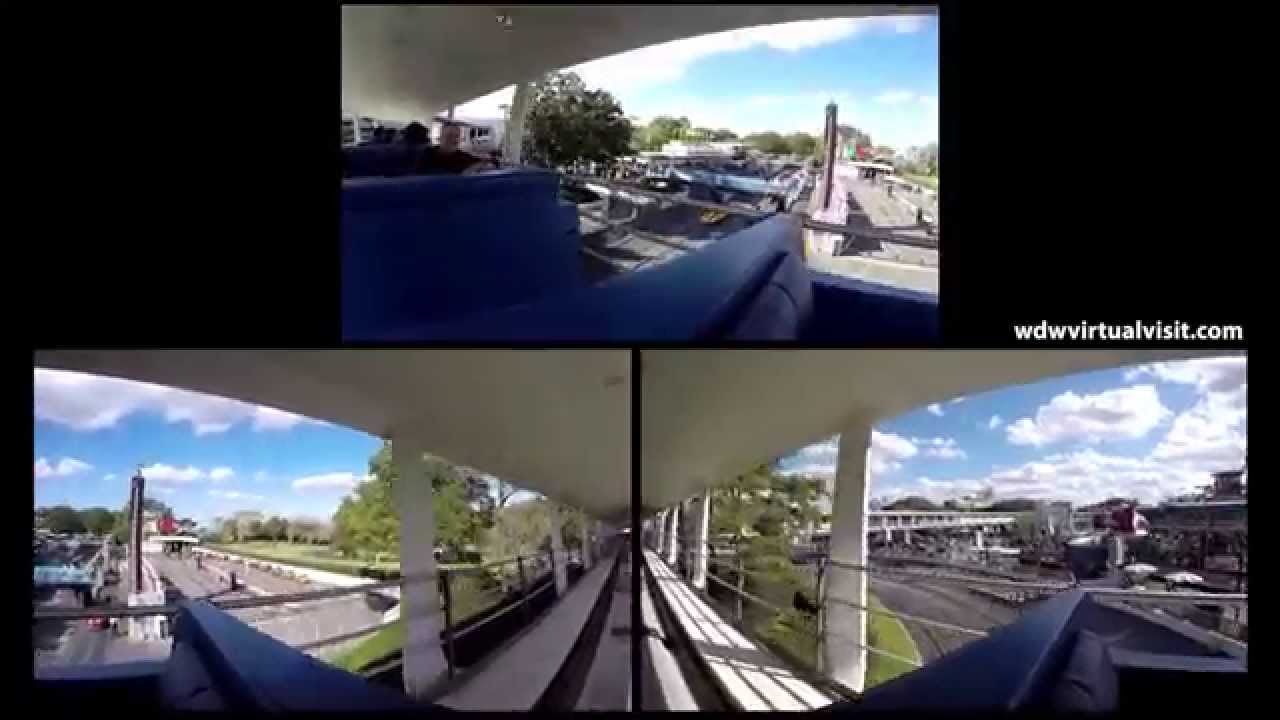 WDW Virtual Visit - MULTICAM POV - Tomorrowland Transit Authority Peoplemover