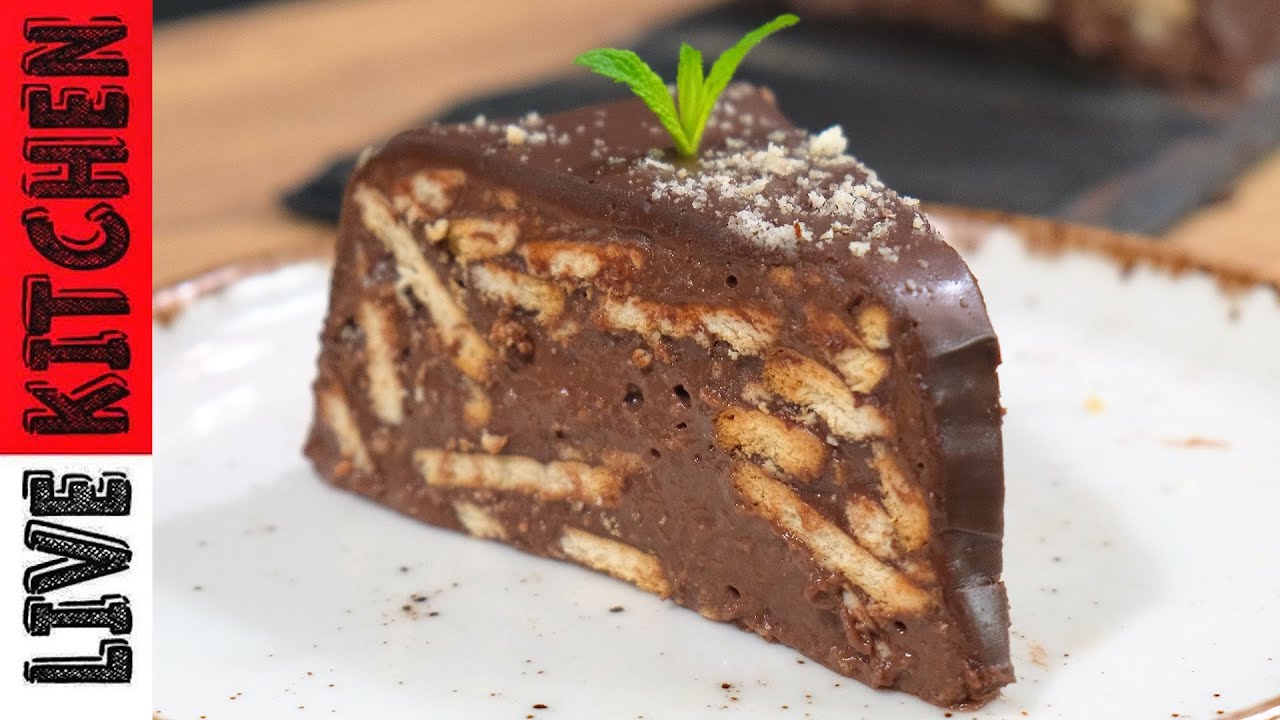 Смешайте печенье с шоколадным кремом и вы не сможете оторваться!! Рецепт шоколадного десерта
