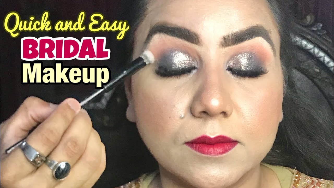 Step by Step Bridal Makeup | bridal makeup tutorial for beginners | how to makeup for wedding party