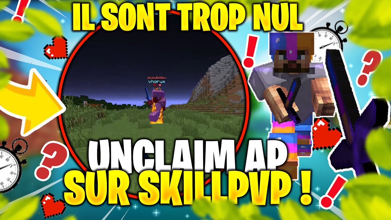 On TUE tout le MONDE a L'UNCLAIM des AP sur SKILLPVP + pillage + ERAZION