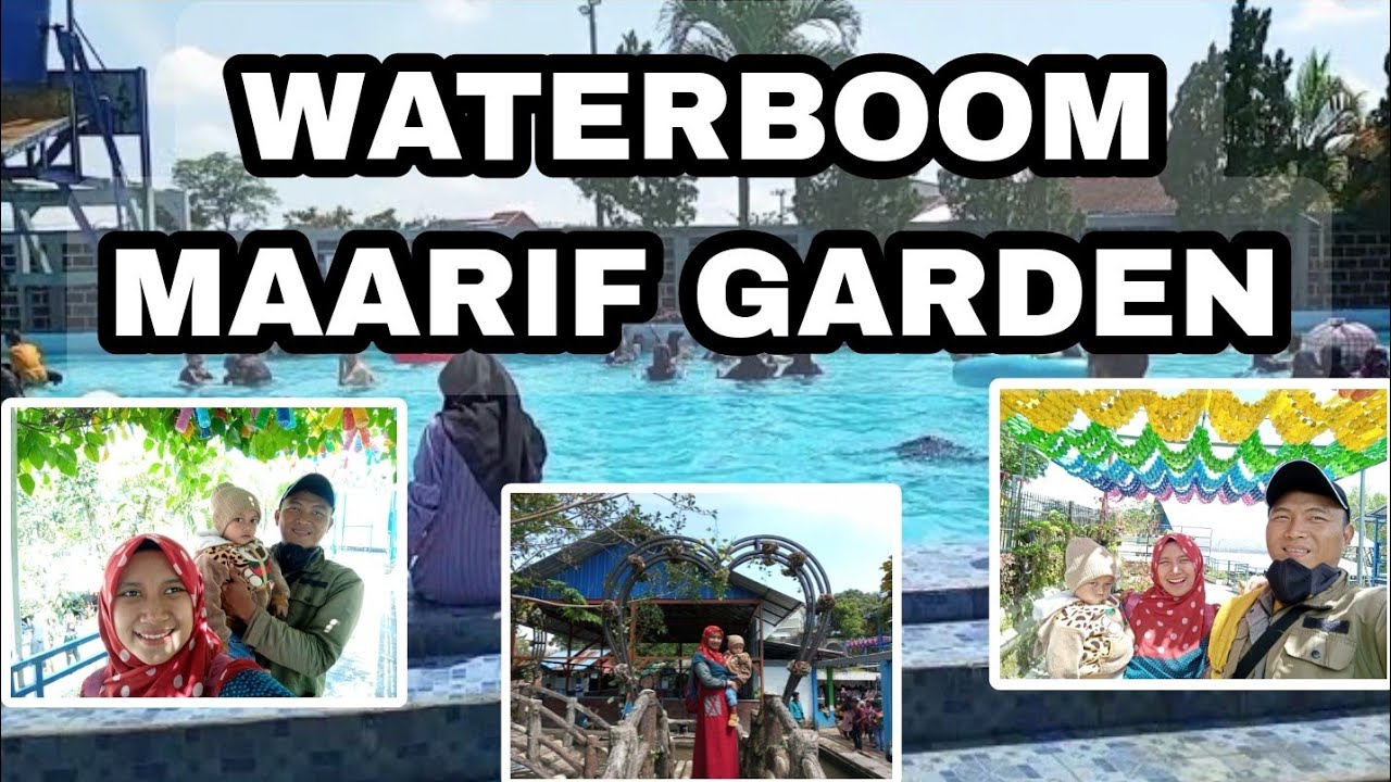 Ngubek with family ke Waterboom Maarif Garden