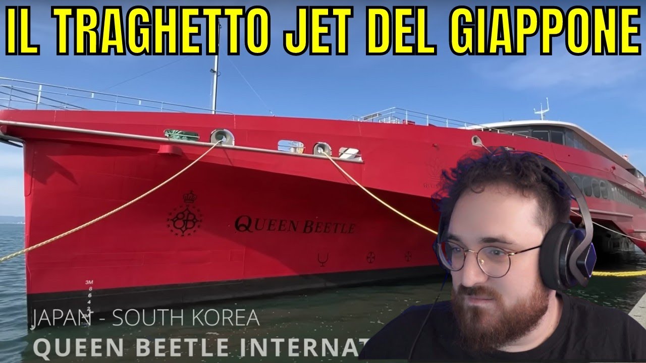 CROIX89 REACTION AL TRAGHETTO INTERNAZIONALE JET GIAPPONESE solosolotravel