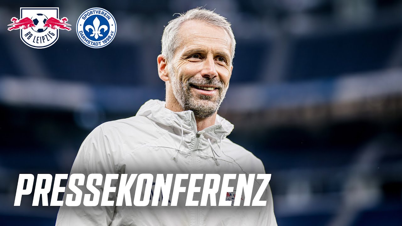 Pressekonferenz vor RB Leipzig - SV Darmstadt 98 | Bundesliga