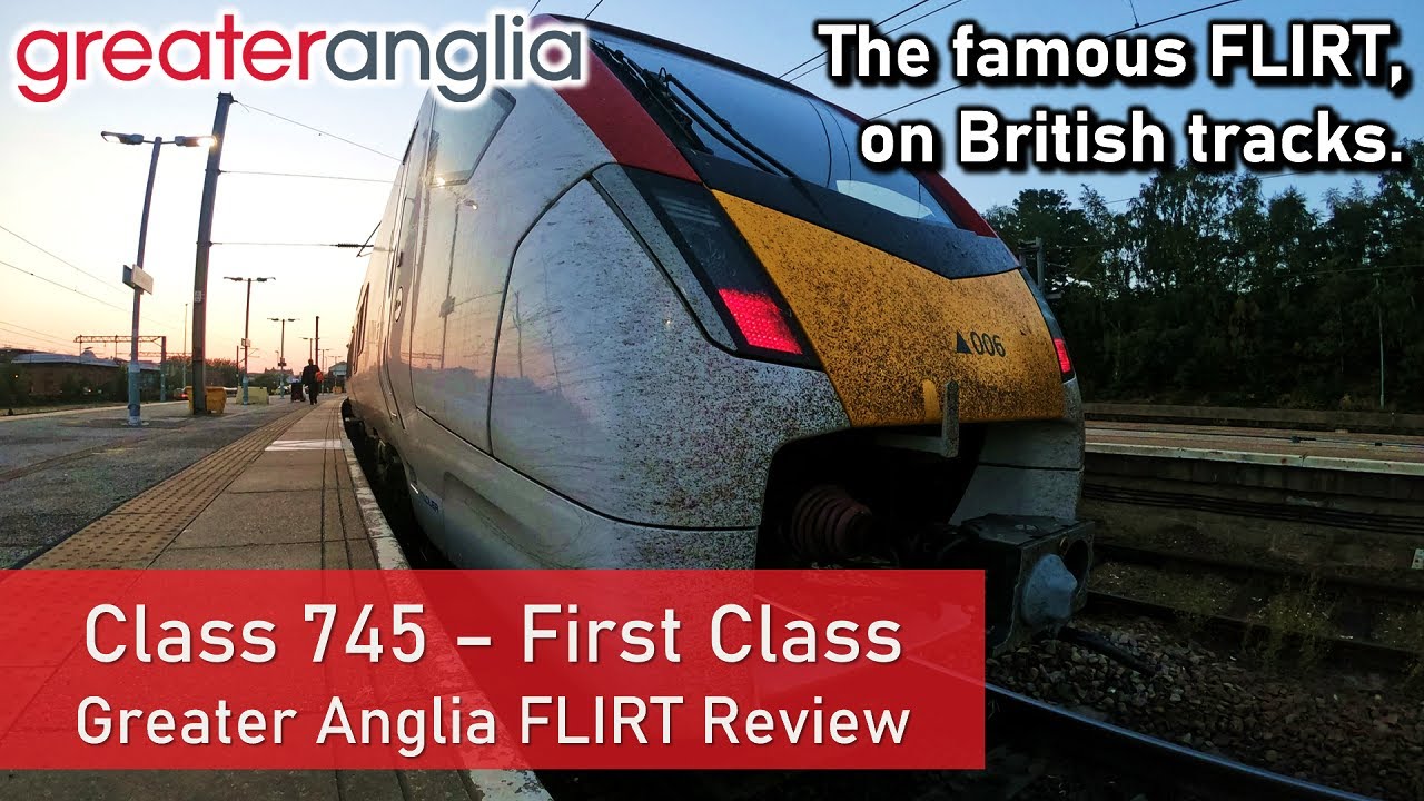 BRAND-NEW GA Class 745 Stadler FLIRT - First Class Review (London to Norwich)